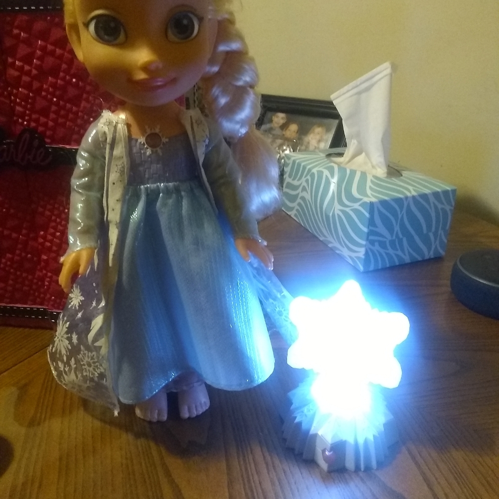 Elsa frozen doll baby doll size